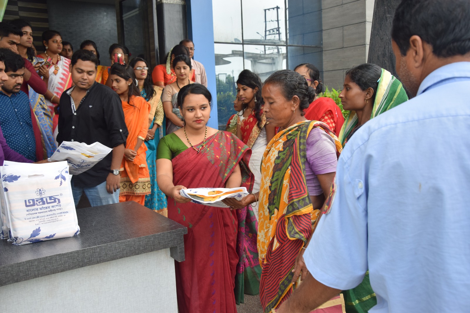 Free Cloth and Blankets distribution camp